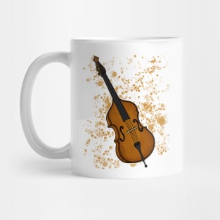 Double Bass Teacher Bassist String Musician Mug